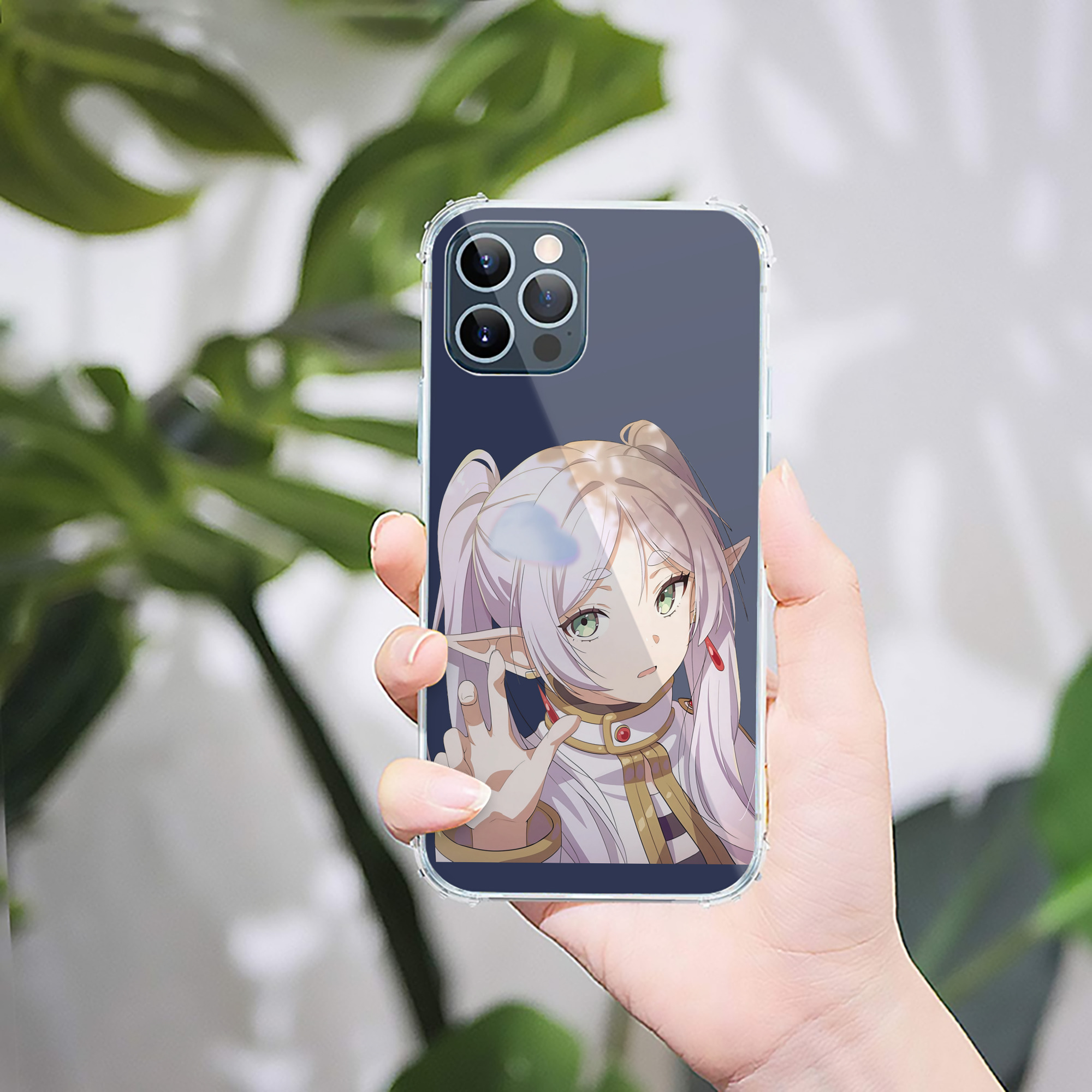 （画像用） 葬送のフリーレン Frieren 【iPhone 12シリーズ対応】透明スマホケース（クリアソフトケース）